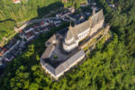 Schloss Vianden Luftaufnahme